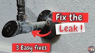 Replace shutoff valve - 3 fixes