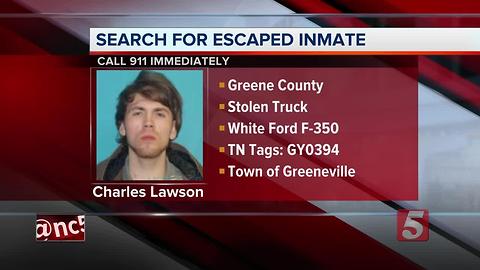 Escaped Fugitive Sought In East Tennessee