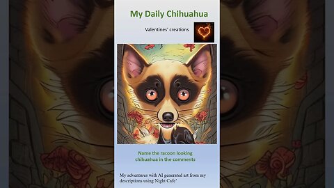 I attempt to have AI create Valentine Chihuahuas. How did it come out? Watch and see! #shorts
