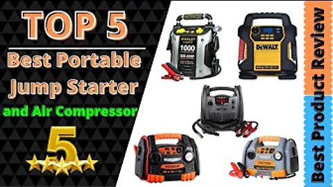 ✅ Top 5: Best Portable Jump Starter and Air Compressor With [Buying Guide]