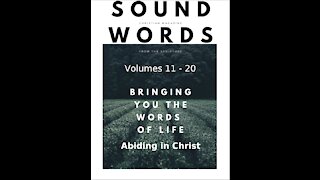 Sound Words, Abiding in Christ