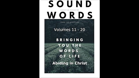 Sound Words, Abiding in Christ