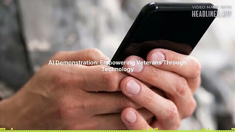 THE AI REVOLUTION - AI Demonstration: Empowering Veterans Through Technology
