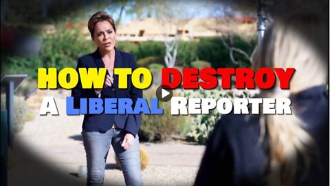 How To Destroy A Liberal Reporter! [MIRROR]
