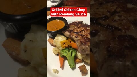 Best Ketogenic Dish So Far Super Delicious: Grilled Chicken with Special Rendang Sauce in Asia