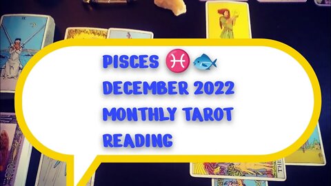 PISCES ♓ YOUR ON FIRE 🔥 DECEMBER 2022 MONTHLY TAROT READING
