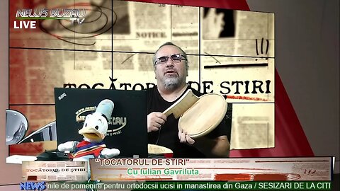 LIVE - TV NEWS BUZAU - Tocatorul de stiri, cu Iulian Gavriluta. Fiecare sedinta CLM cu hotii si inte