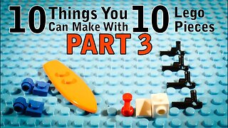 10 things you can make with 10 Lego Pieces - part 3