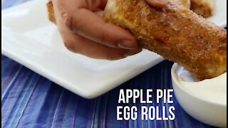 Homemade Apple Egg Rolls Recipe