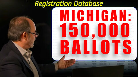 SCIENTIST EXPECTS TO FIND 150,000 BALLOTS CAST IN MICHIGAN "NOT ASSOCIATED WITH REGISTERED VOTERS"