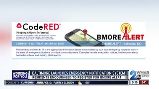 Baltimore launches emergency notification system