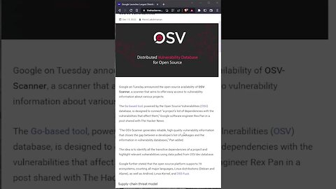 Google releases OSVScanner to help catch vulnerabilities in #software #hackingnews