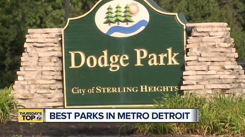 Thursday's Top 7: Metro Detroit's Best Parks