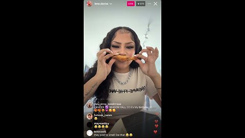 LENA DAVISS INSTAGRAM LIVE STREAM (06/21/24)