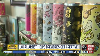 Local artist helps breweries get creative