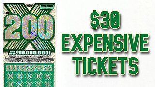 Expensive $30 Lottery Scratch Off Tickets from the NY Lotto : The Quest for 10 Million part: 18