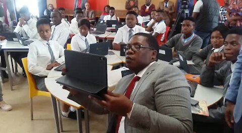 SOUTH AFRICA - Pretoria - Launch of e-Learning Content and Online Assessments Platform (Video) (ADW)