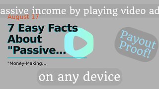 7 Easy Facts About "Passive Income Ideas: How to Make Money While You Sleep" Described