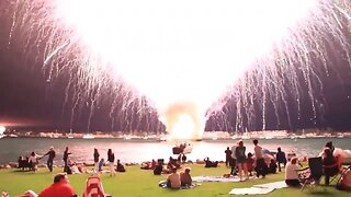 18 Minute Firework Show Goes Off In 25 Seconds