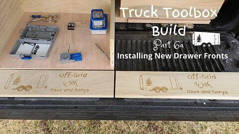 How to Build a Truck Toolbox with Storage Drawers! (Part 6A) - Installing the 2nd Drawer Front!