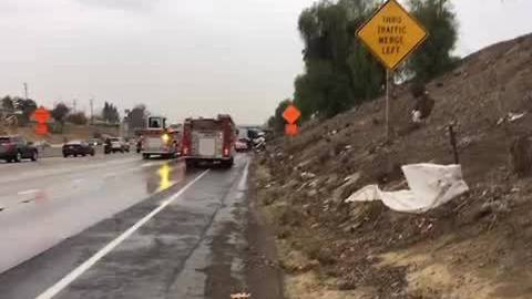 Highway 58 pileup snarls traffic in Central Bakersfield