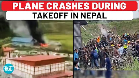 Nepal Plane Crash: 15 Killed After Saurya Airlines Aircraft Skids Off Runway During Takeoff | Watch