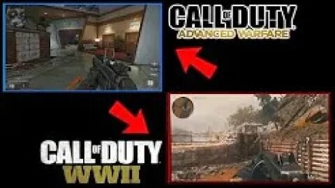 COD WW2 IS JUST A RESKIN OF ADVANCED WARFARE CLASSIC TDM (side by side comparison)