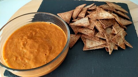 HOME MADE NACHOS AND SAUCE