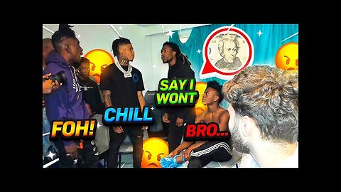 Prime & NLE Choppa Friend get into a HEATED ARGUMENT On Adin Ross Stream!