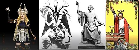 Kamala Harris Baphomit Sign - Hand Up, Hand Down "What Can Be, Unburdened By What Has Been" As above So Below