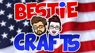 Bestie Crafts - Fun Craft 4th of July Banner making tutorial