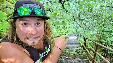 Climbing SECRET Sketchy Staircase To Catch My FAVORITE Fish!