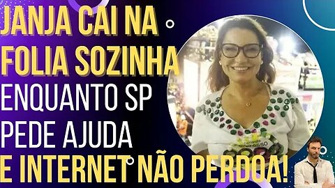 Janja cai na folia enquanto São Paulo pede ajuda e internet não perdoa!