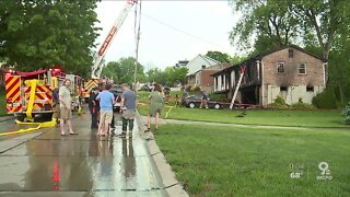 Neighbors: Thunder, lightning struck just before home caught fire