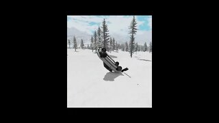 |MiniBeamNG/ Car Ice Sliding Crash #03 BeamNG.Drive #Shorts