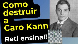 COMO DESTRUIR A CARO KANN RETI ENSINA NESTA PARTIDA ÉPICA