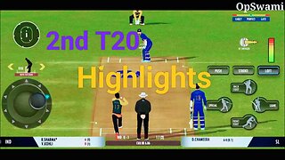 🔴LIVE CRICKET MATCH TODAY | CRICKET LIVE | 2nd T20 | IND vs SL LIVE MATCH TODAY | Cricket 22