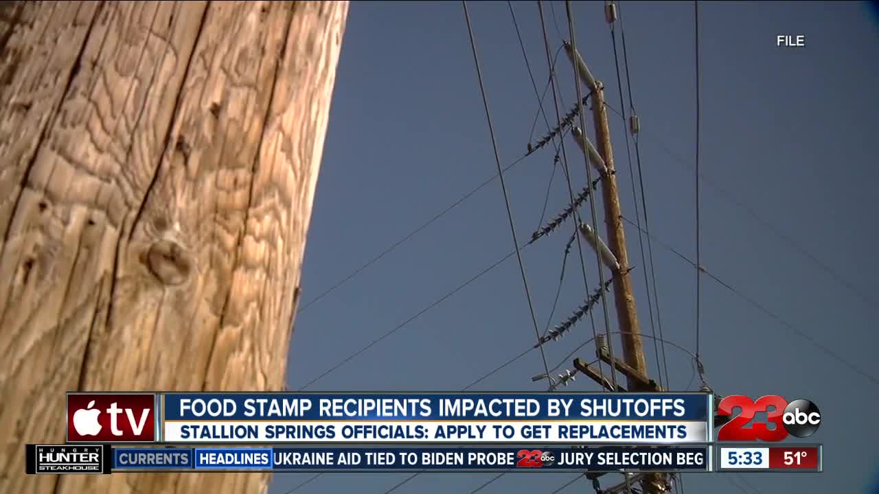 Food Stamp Recipients Impacted by Shutoffs