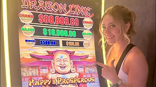 MAXED OUT GRAND AND MAJOR ON DRAGON LINK IN LAS VEGAS!