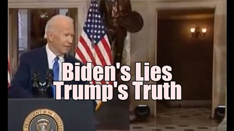 Biden's Lies - Trump's Truth on Jan 6. Economic Update. B2T Show Jan 6, 2022