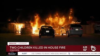 2 kids die in Chula Vista house fire