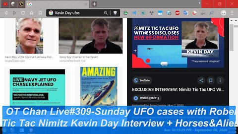 Sunday Live UFO cases with Robert, Ryan Sprague Lied + Berkshire Tom +Kevin Day] - OT Chan Live#309