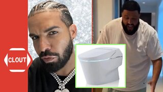 DJ Khaled Receives $60K Worth Of 'TOTO Toilets' From Drake!