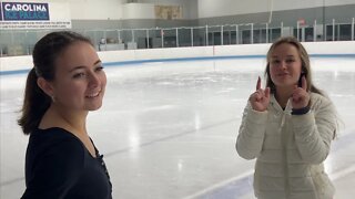 College of Charleston Ice Skaters Behind the Scenes