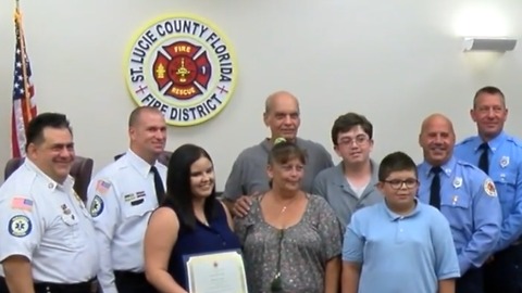 Grocery store manager saves coworker's life