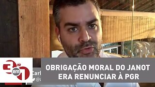 Andreazza: A obrigação moral do Janot era renunciar à PGR