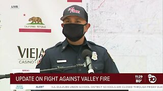 Update on fight against Valley Fire