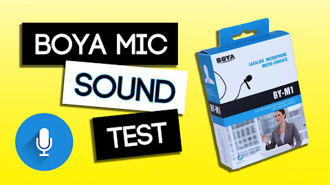**Boya BY-M1 Sound Test - Boya Lapel Mic Review
