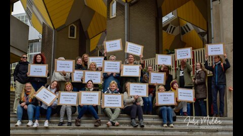 Bordenactie Rotterdam Centrum (23-10-2021)