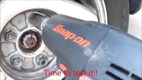 Test on used Snap-On CT3850 1/2" Impact Wrench from Ebay atcotradingzone